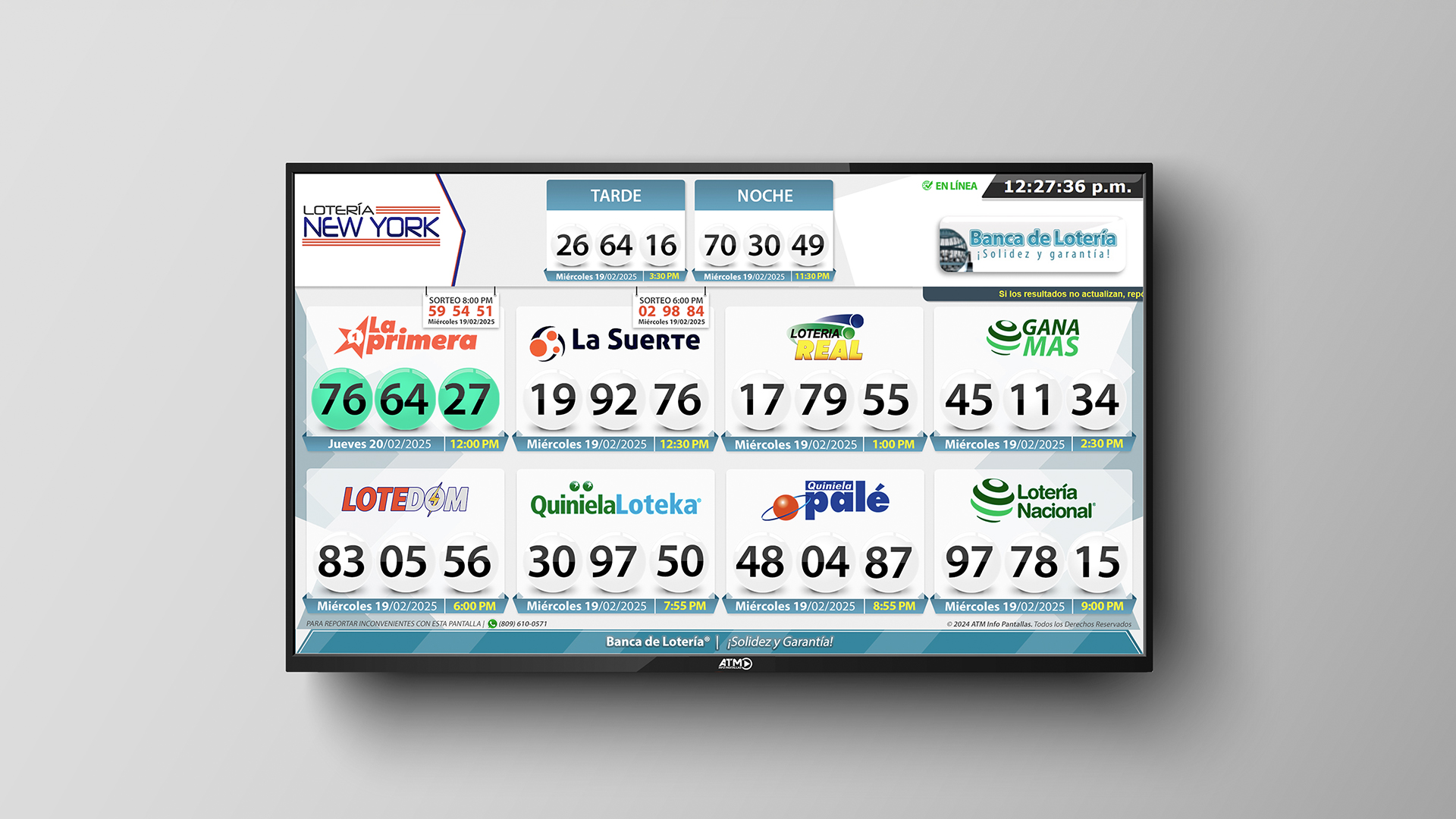 Pizarra Digital ATM Info Pantallas